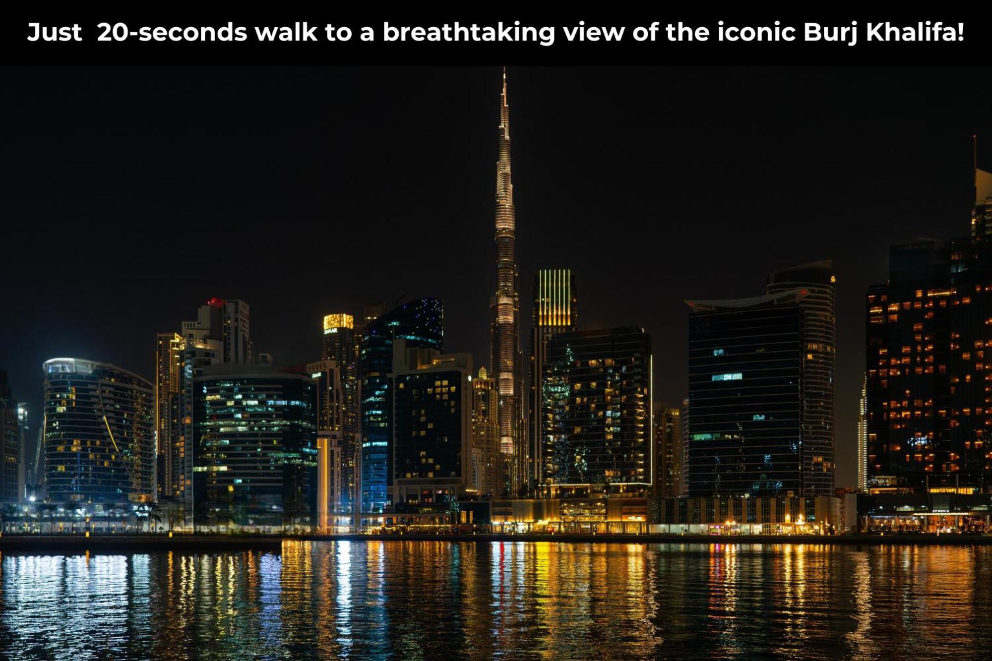 Canal Central Hotel Business Bay Dubai Exterior foto A screenshot of a video produced by the Abu Dhabi Tourism and Culture Authority